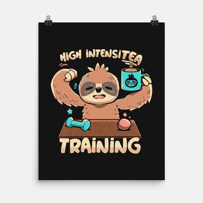 High Intensi-Tea Training-none matte poster-TechraNova