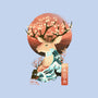 Sika Deer Landscape-none glossy sticker-dandingeroz