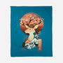 Sika Deer Landscape-none fleece blanket-dandingeroz
