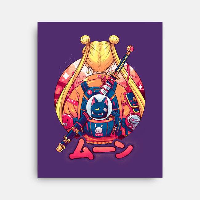 Winter Moon-none stretched canvas-Bruno Mota