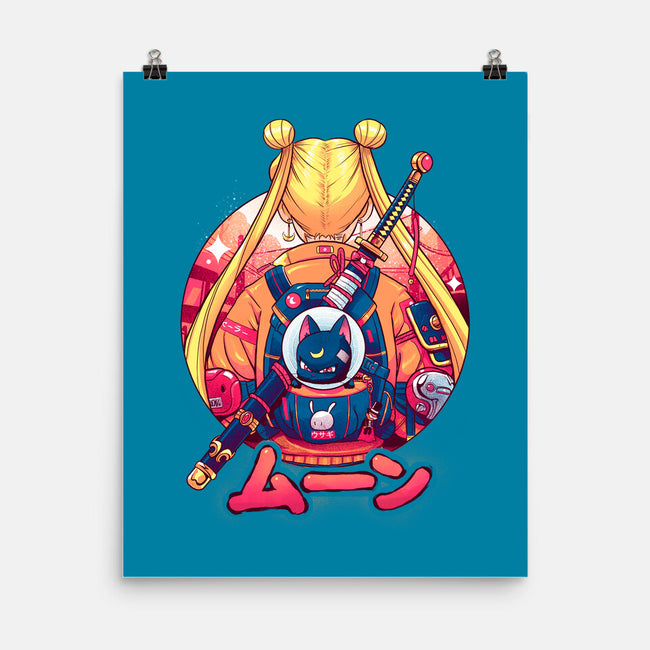 Winter Moon-none matte poster-Bruno Mota