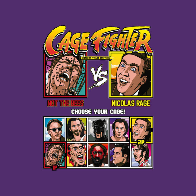 Cage Fighter-none stretched canvas-Retro Review