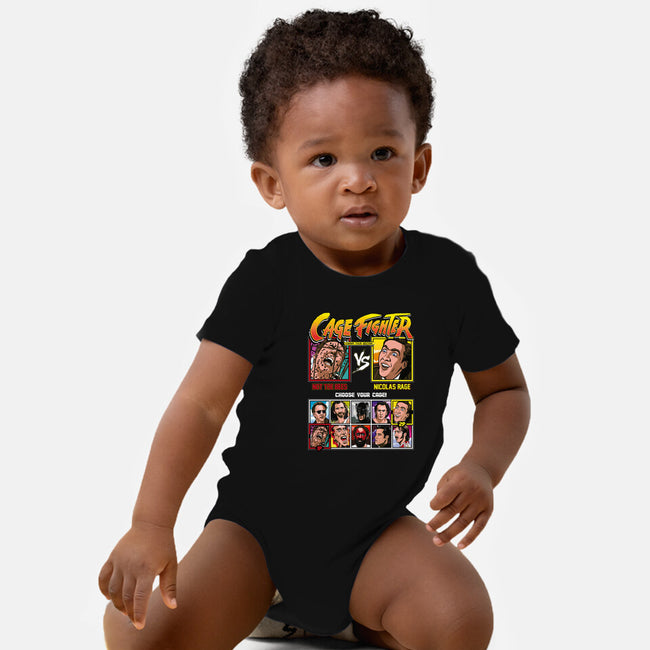 Cage Fighter-baby basic onesie-Retro Review