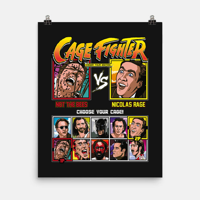 Cage Fighter-none matte poster-Retro Review