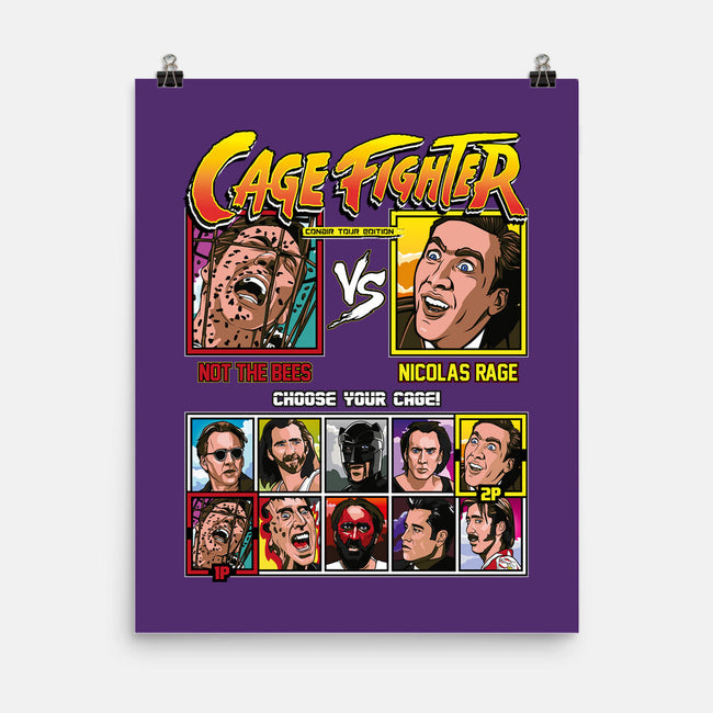 Cage Fighter-none matte poster-Retro Review