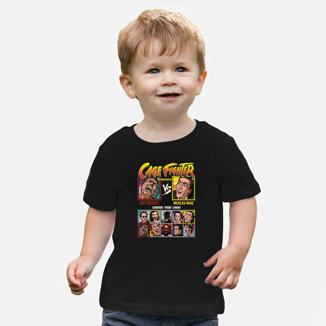 Cage Fighter-baby basic tee-Retro Review
