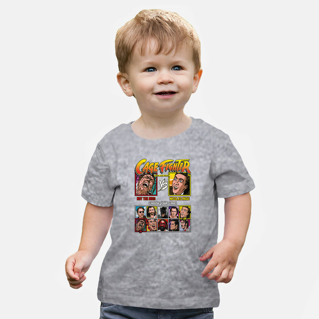 Cage Fighter-baby basic tee-Retro Review