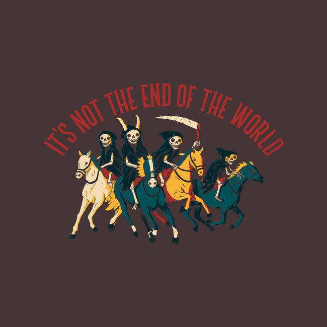 Not the End of The World-none beach towel-DinoMike