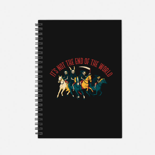 Not the End of The World-none dot grid notebook-DinoMike