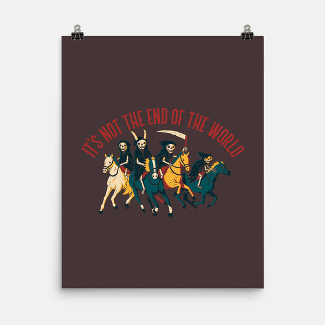 Not the End of The World-none matte poster-DinoMike