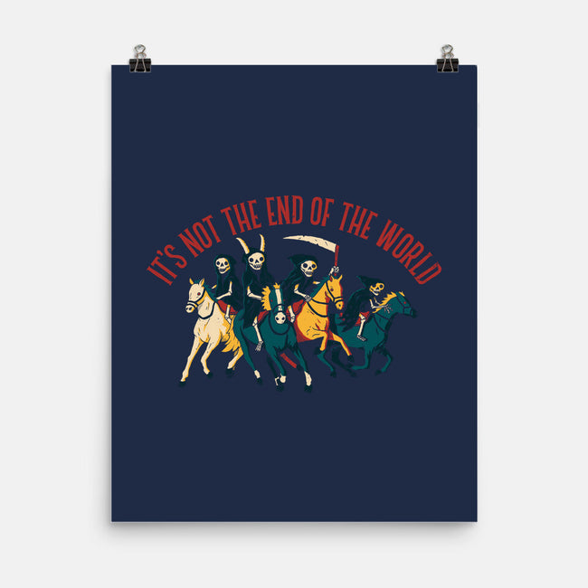 Not the End of The World-none matte poster-DinoMike
