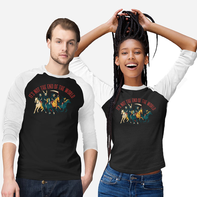 Not the End of The World-unisex baseball tee-DinoMike