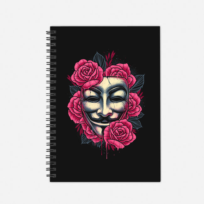 Let the Revolution Bloom-none dot grid notebook-glitchygorilla