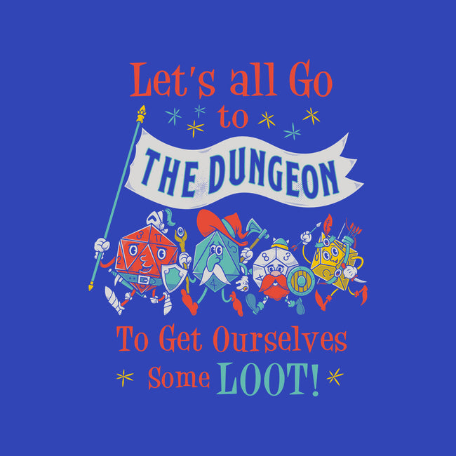 Let's Go to the Dungeon-womens racerback tank-Nemons