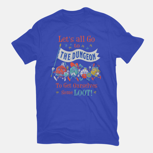 Let's Go to the Dungeon-unisex basic tee-Nemons