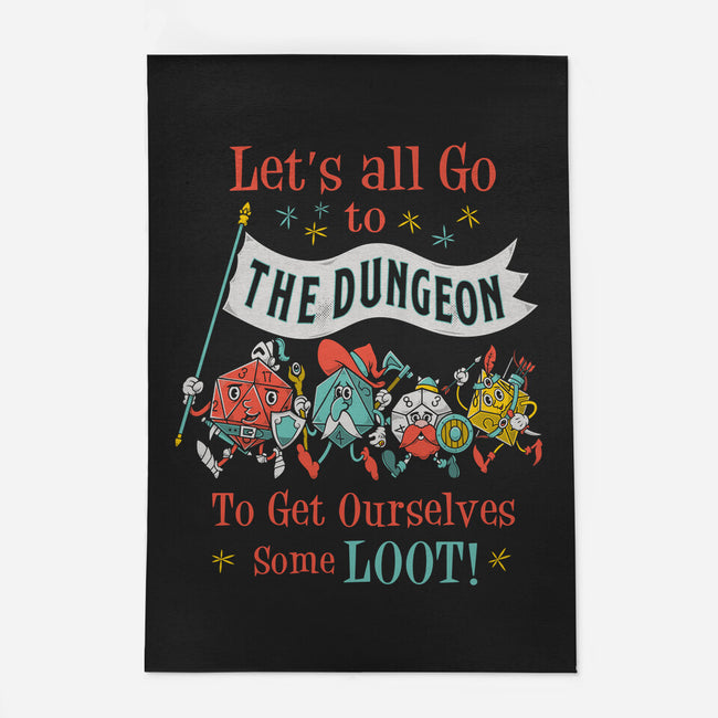 Let's Go to the Dungeon-none indoor rug-Nemons