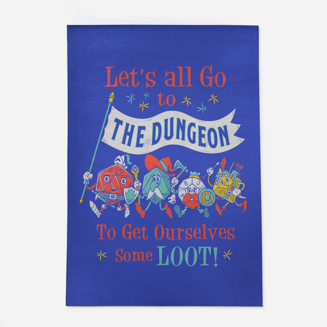 Let's Go to the Dungeon-none indoor rug-Nemons