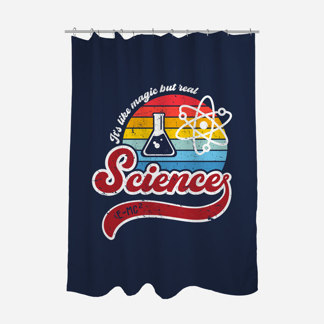 Science is Magic-none polyester shower curtain-DrMonekers