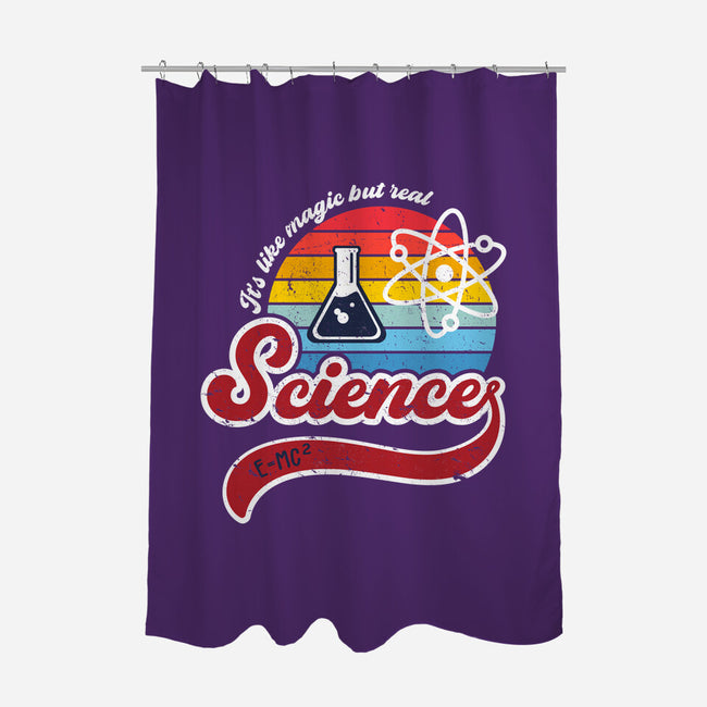 Science is Magic-none polyester shower curtain-DrMonekers