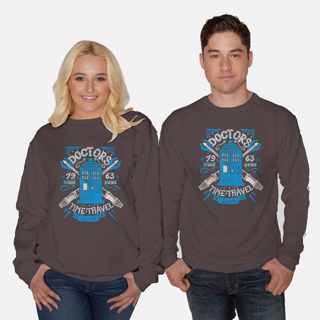 Doctors Time Travel Club-unisex crew neck sweatshirt-Azafran