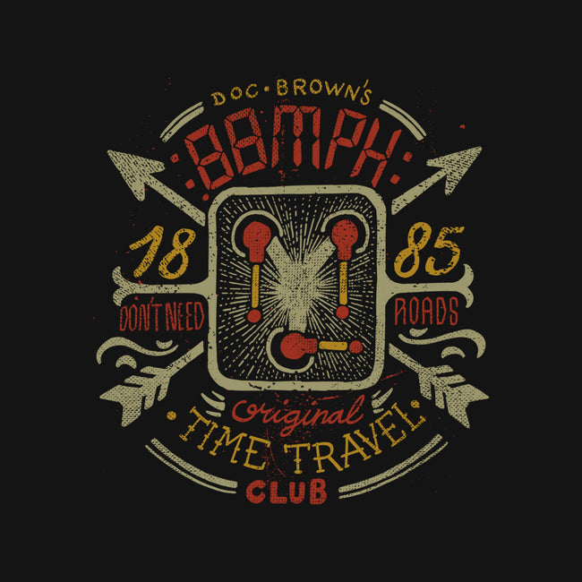 88MPH Time Travel Club-none memory foam bath mat-Azafran