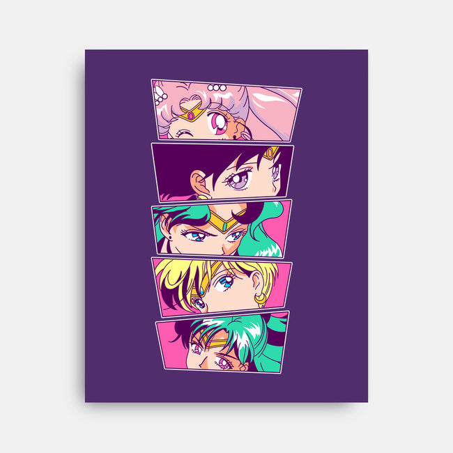 Sailor Scouts Vol. 2-none stretched canvas-Jelly89