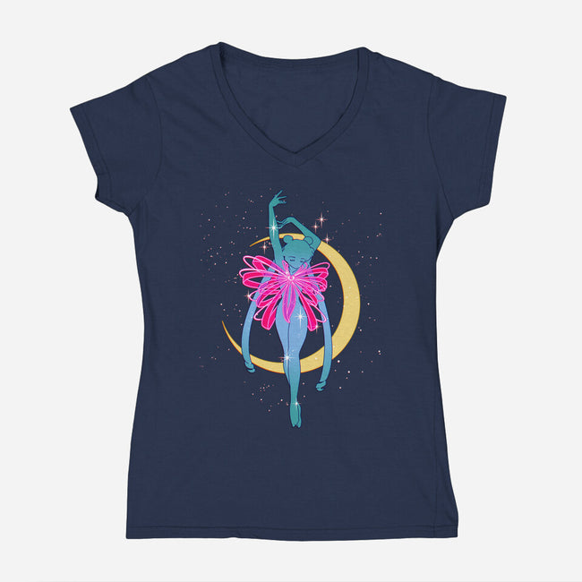 Get Ready Sailor!-womens v-neck tee-Ursulalopez