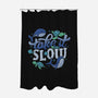 Slow-none polyester shower curtain-tobefonseca