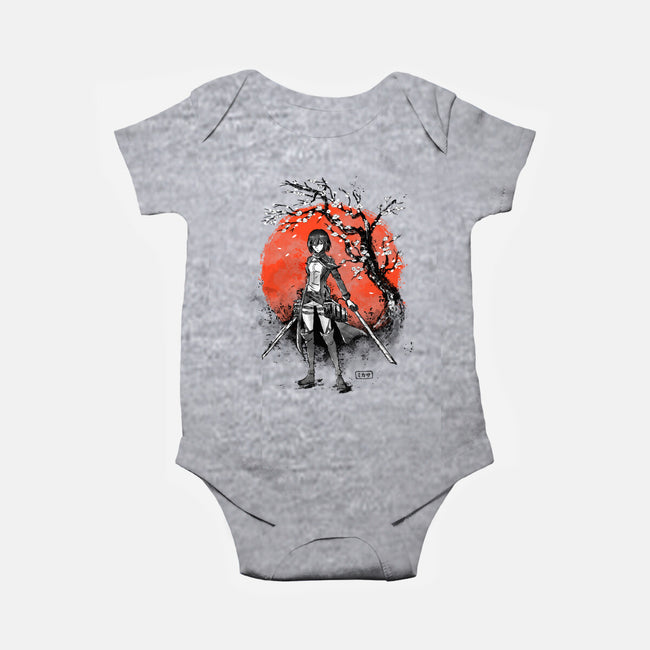 Mikasa Ink-baby basic onesie-IKILO