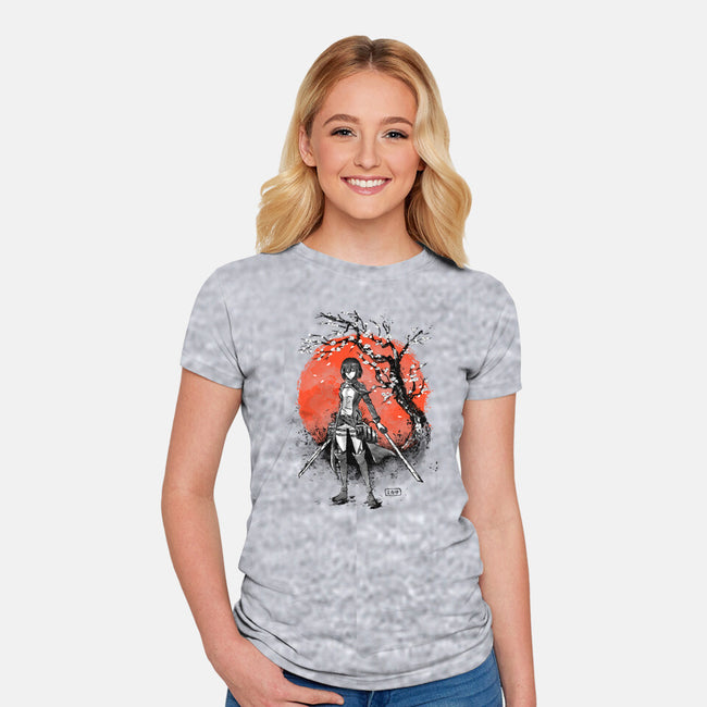 Mikasa Ink-womens fitted tee-IKILO
