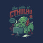 The Calls Of Cthulhu-none polyester shower curtain-eduely