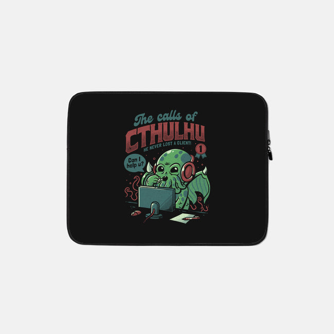 The Calls Of Cthulhu-none zippered laptop sleeve-eduely