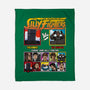 Ministry Of Silly Fighters-none fleece blanket-Retro Review