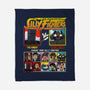 Ministry Of Silly Fighters-none fleece blanket-Retro Review