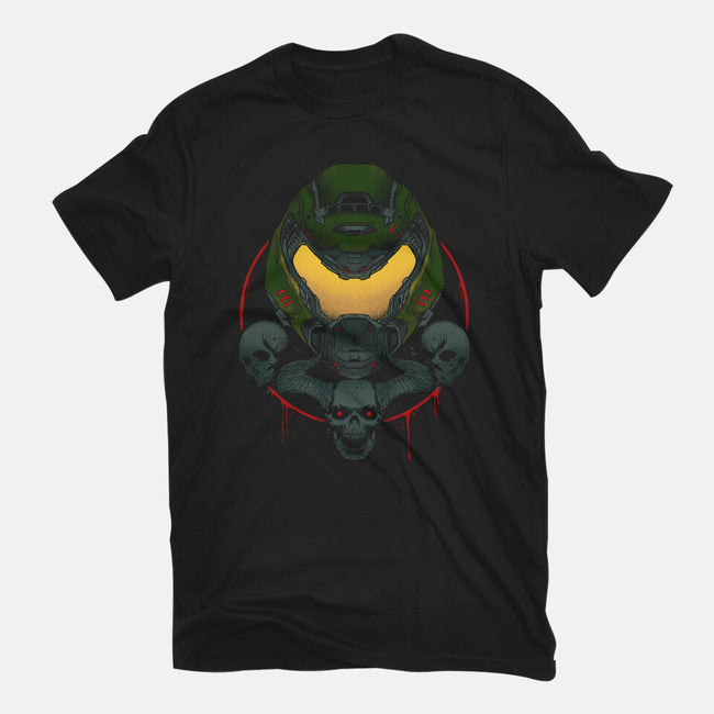 Doom Marine-mens premium tee-RamenBoy