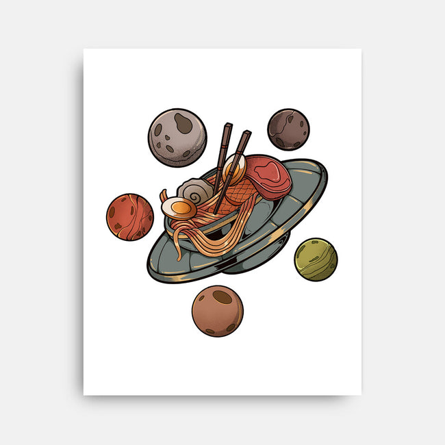 Back To Space Ramen-none stretched canvas-hirolabs