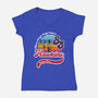 Strange Things Happen-womens v-neck tee-DrMonekers