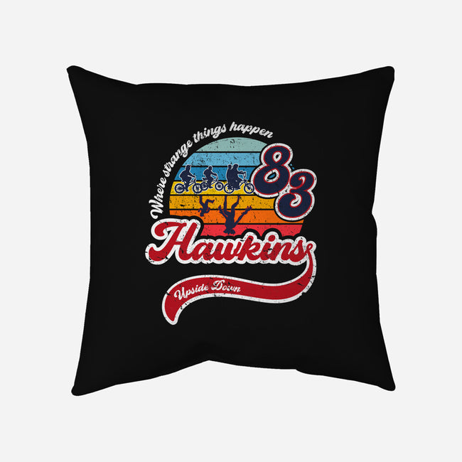 Strange Things Happen-none removable cover throw pillow-DrMonekers