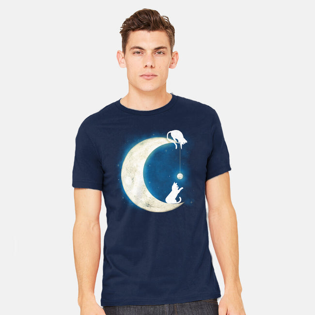 Moon Cat-mens heavyweight tee-Vallina84