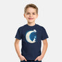 Moon Cat-youth basic tee-Vallina84