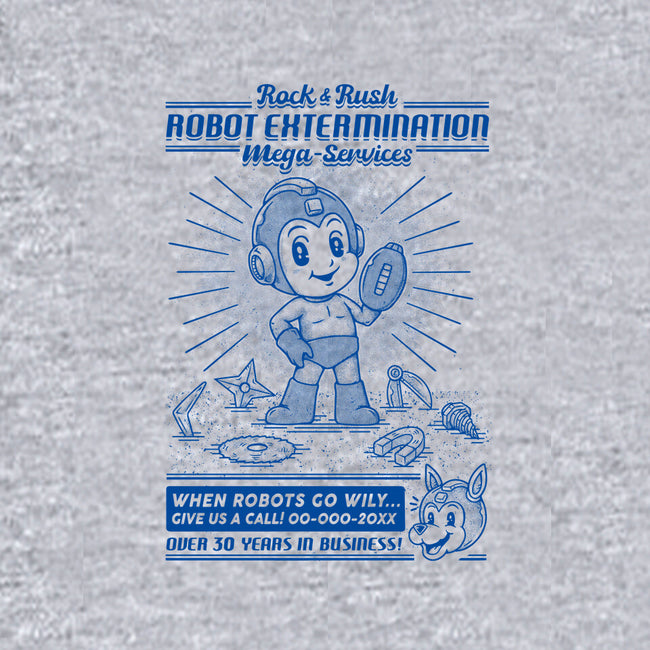 Mega Robot Extermination Services-mens premium tee-Firebrander