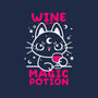 Wine Is My Magic Potion-none beach towel-NemiMakeit