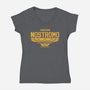 Nostromo Corporation-womens v-neck tee-DrMonekers