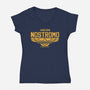 Nostromo Corporation-womens v-neck tee-DrMonekers