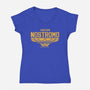 Nostromo Corporation-womens v-neck tee-DrMonekers