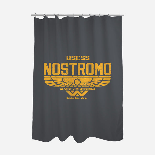 Nostromo Corporation-none polyester shower curtain-DrMonekers