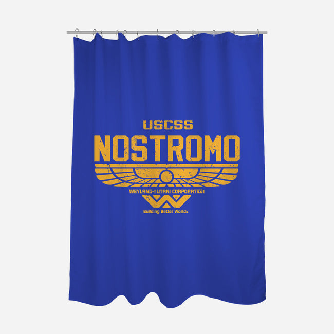 Nostromo Corporation-none polyester shower curtain-DrMonekers