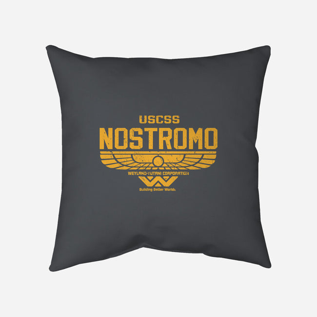 Nostromo Corporation-none removable cover w insert throw pillow-DrMonekers