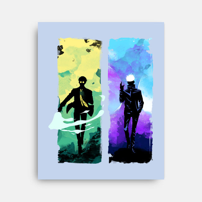 The Sorcerer Professors-none stretched canvas-IKILO