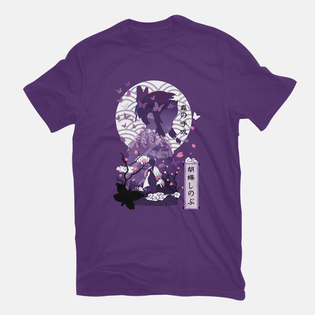 Shinobu Kocho Negative Space-mens basic tee-SwensonaDesigns